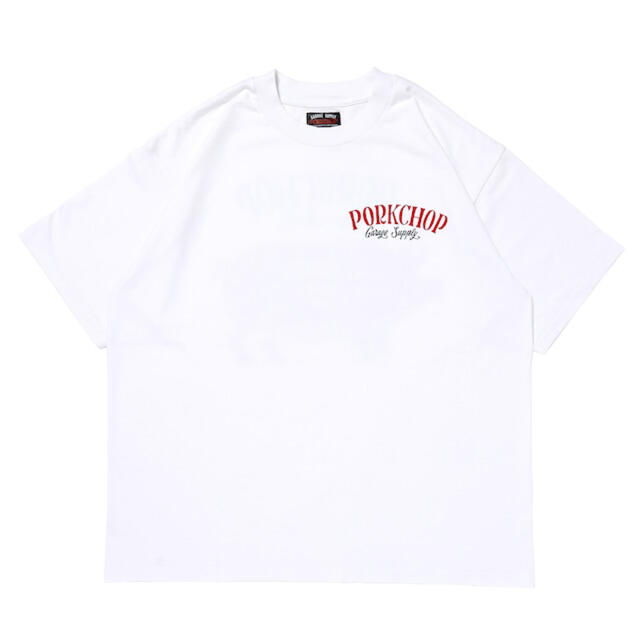 【即完売】ポークチョップ　Tシャツ　ホワイト　白　サイズ　L メンズのトップス(Tシャツ/カットソー(半袖/袖なし))の商品写真