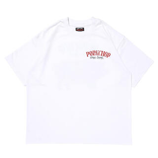 【即完売】ポークチョップ　Tシャツ　ホワイト　白　サイズ　L(Tシャツ/カットソー(半袖/袖なし))