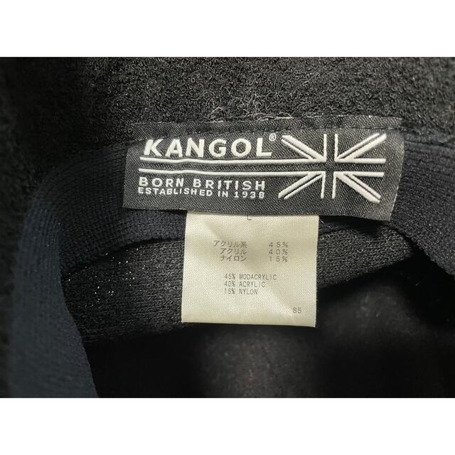 KANGOL(カンゴール)のKANGOL カンゴール バケットハット　ブラック　Lサイズ　美品 レディースの帽子(ハット)の商品写真