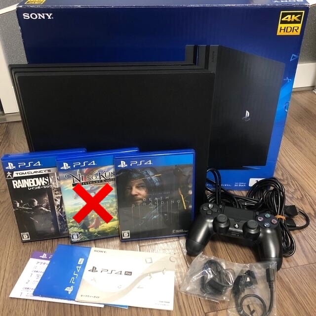 PS4 pro 本体+ソフト セット