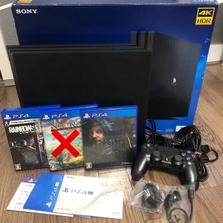 PS4 pro 本体　ゲームセット