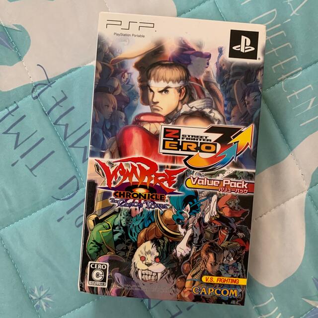 ストリートファイターZERO3↑↑(ダブルアッパー) ヴァンパイア クロニクル エンタメ/ホビーのゲームソフト/ゲーム機本体(携帯用ゲームソフト)の商品写真