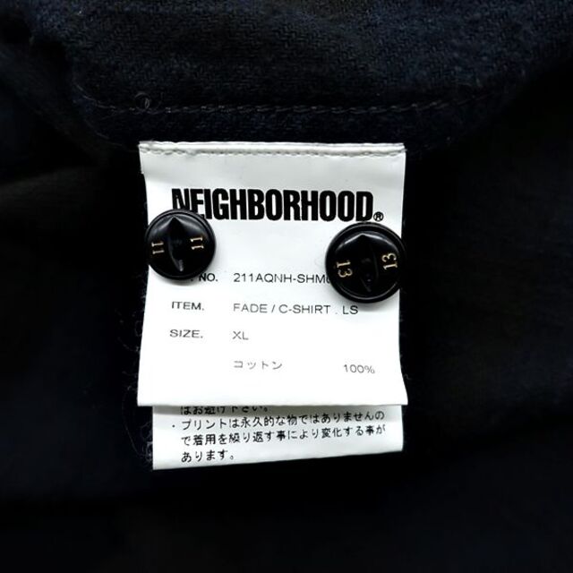 NEIGHBORHOOD 21ss FADE/C-SHIRT.LS ネイバーフッ