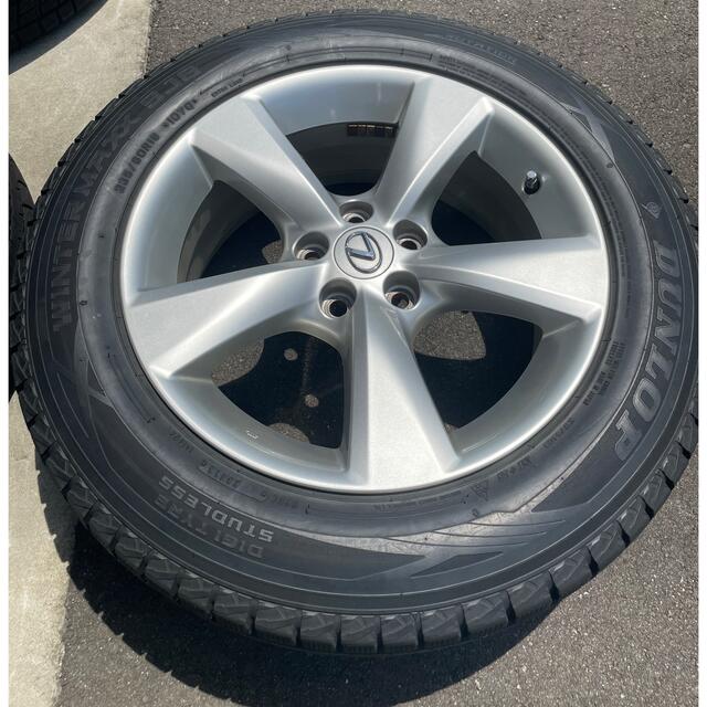 〜9/25まで。レクサス RX スタッドレス 235/60R18 純正アルミ付 1