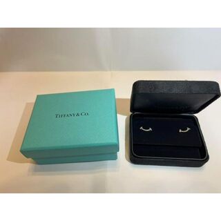 Tiffany & Co. - ⭐︎極美品⭐︎ティファニー　Tスマイルピアス　ダイヤモンド　18Kゴールド