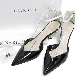 ニナリッチ(NINA RICCI)の新品 NINA RICCI バイカラー パテント パンプス ニナリッチ(ハイヒール/パンプス)