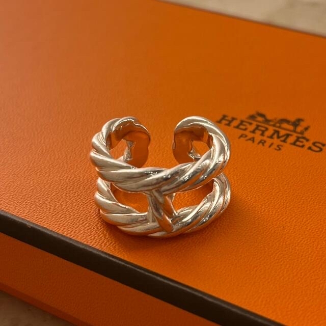 Hermes(エルメス)の【新品仕上げ済】エルメス　パラード　リング　57 シルバー メンズのアクセサリー(リング(指輪))の商品写真