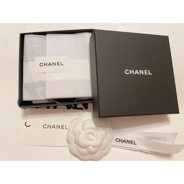 新作　CHANEL シャネル　ヘアアクセサリー　シュシュ　ラムスキン　レザー 4