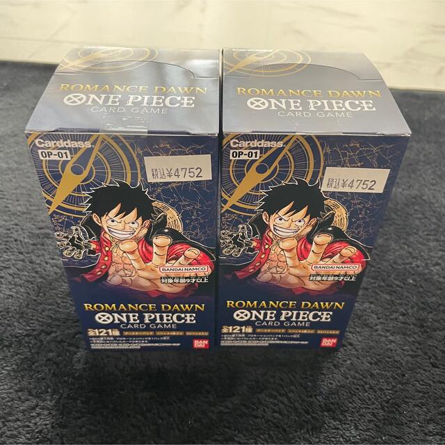 ONE PIECE(ワンピース)のONEPIECE ROMANSDAWN 新品未開封 2BOX エンタメ/ホビーのトレーディングカード(Box/デッキ/パック)の商品写真