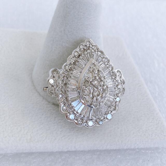 新品  大振り 1.00ct ☆ PT 天然ダイヤモンド ☆ペンダントトップ