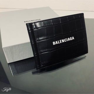 未使用品☆BALENCIAGA【バレンシアガ】マネークリップ クロコ kanfa720.com