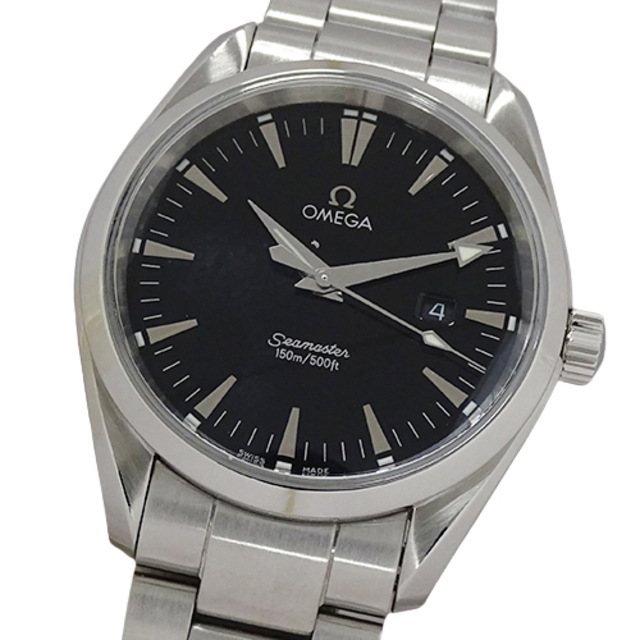 競売 - OMEGA オメガ デイト メンズ 時計 2517.50 アクアテラ シーマスター 腕時計(アナログ)