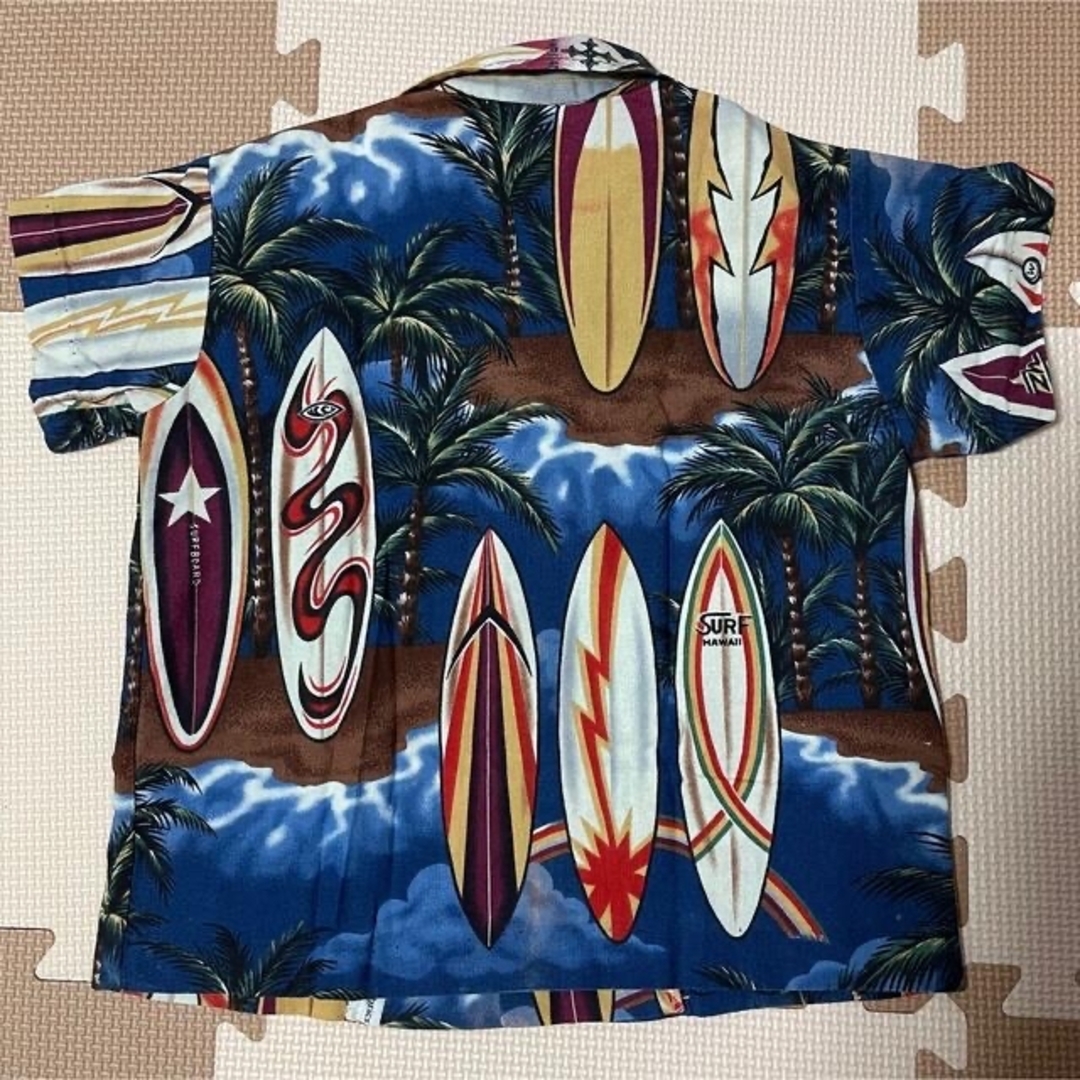 HAWAII ベビーアロハシャツ　セットアップ　3T キッズ/ベビー/マタニティのキッズ服男の子用(90cm~)(Tシャツ/カットソー)の商品写真
