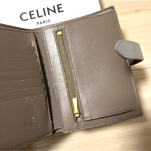 値下げ　CELINE セリーヌ　財布　ラージストラップ