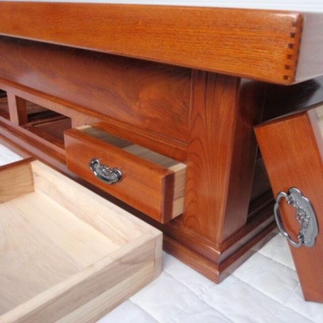 希少!新品♪120巾 欅 ケヤキ 長火鉢 囲炉裏テーブル 座敷机 検/鉄瓶