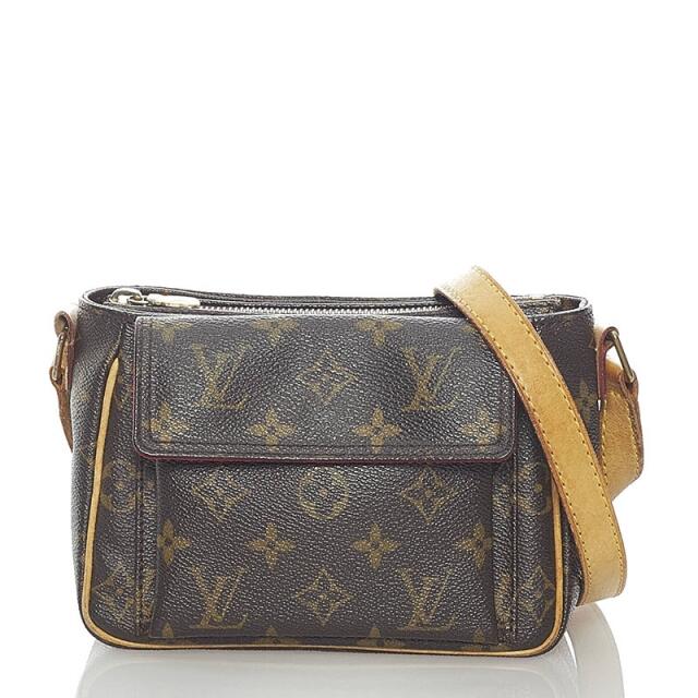 ルイ ヴィトン モノグラム ヴィバシテ PM 斜め掛け ショルダーバッグ M51165 PVC レディース LOUIS VUITTON 【1-0064094】ファスナー外側