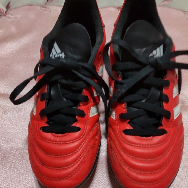 赤、adidas gloro 19cm スポーツ/アウトドアのサッカー/フットサル(シューズ)の商品写真