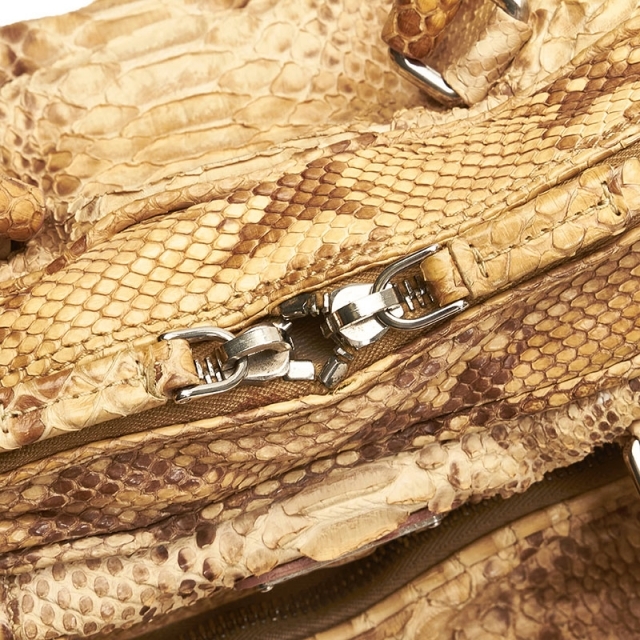 PRADA(プラダ)のプラダ パイソン 蛇 ショルダーバッグ レザー レディース PRADA 【1-0065897】 レディースのバッグ(ショルダーバッグ)の商品写真