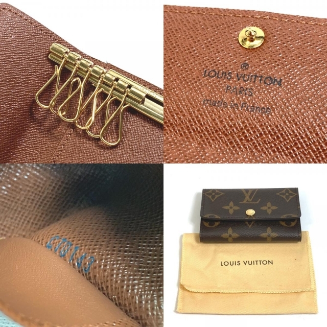 ルイヴィトン LOUIS VUITTON ミュルティクレ6 M62630 モノグラム 6連 キーケース モノグラムキャンバス ブラウン 未使用