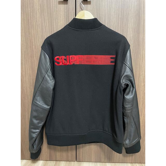 Supreme 18AW Motion Logo Varsity Jacket