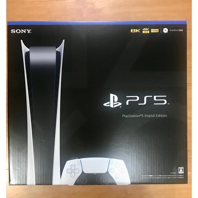 SONY(ソニー)のプレイステーション5 デジタル Edition（新品未使用） エンタメ/ホビーのゲームソフト/ゲーム機本体(家庭用ゲーム機本体)の商品写真