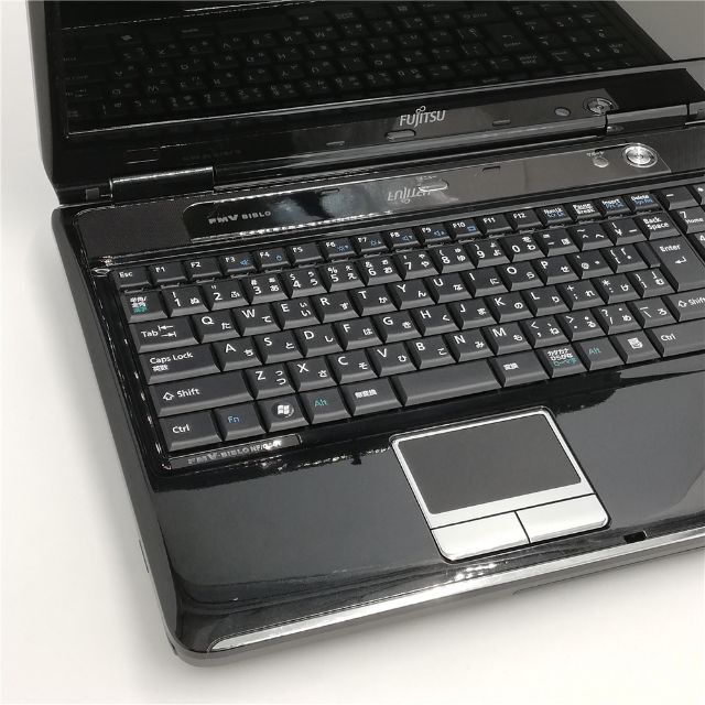 黒色 ノートPC 富士通 NF/G60T i3 4GB BD 無線 Win10