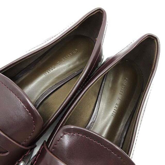 チャールズ&キース エンベリッシュドトリム ローファー パール ブラウン 35 レディースの靴/シューズ(ローファー/革靴)の商品写真