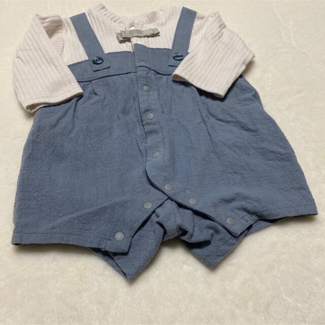 F.O.KIDS(エフオーキッズ)の【秋冬大活躍！】アプレレクール　男の子　長袖ロンパース　70サイズ☆ キッズ/ベビー/マタニティのベビー服(~85cm)(ロンパース)の商品写真