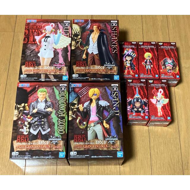 ONE PIECE FILM RED DXF &ワーコレ フィギュア 9種セット 完売 www