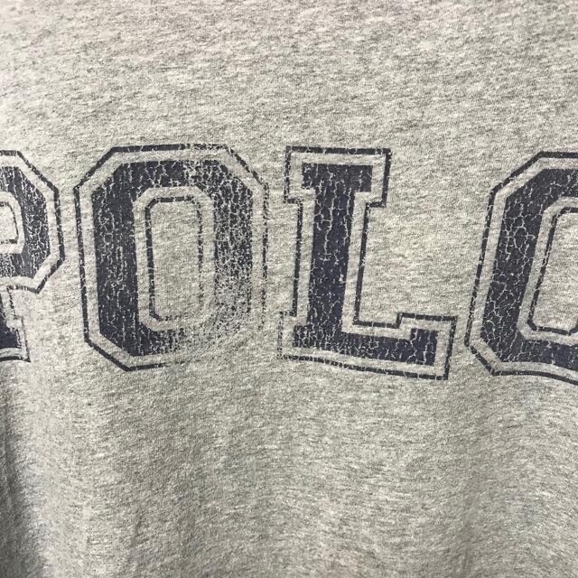 POLO RALPH LAUREN(ポロラルフローレン)の【希少】ポロラルフローレン POLO Tシャツ カットソー XL グレー レディースのトップス(Tシャツ(半袖/袖なし))の商品写真