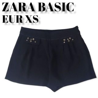 ザラ(ZARA)の【新入荷】ZARA BASIC　ショートパンツ ビジュ　レディース　服(ショートパンツ)