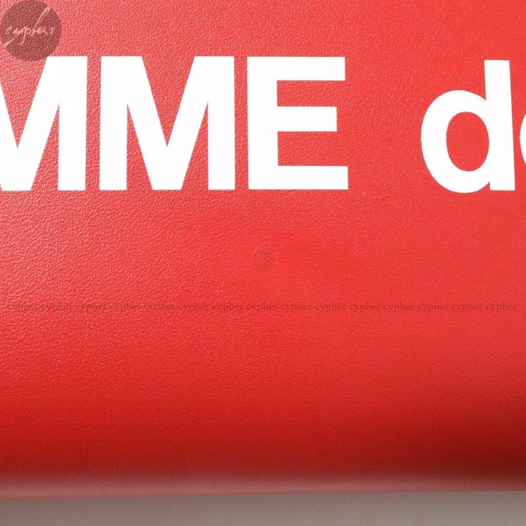 COMME des GARCONS(コムデギャルソン)の新品 コムデギャルソン ウォレット SA0110HL 赤 ロゴ 長財布 レザー メンズのファッション小物(折り財布)の商品写真