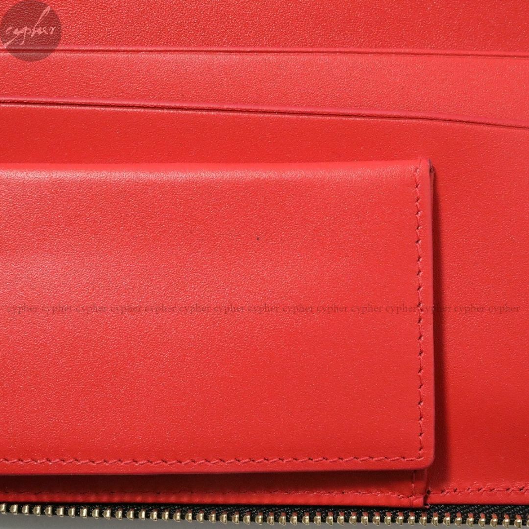 COMME des GARCONS(コムデギャルソン)の新品 コムデギャルソン ウォレット SA0110HL 赤 ロゴ 長財布 レザー メンズのファッション小物(折り財布)の商品写真
