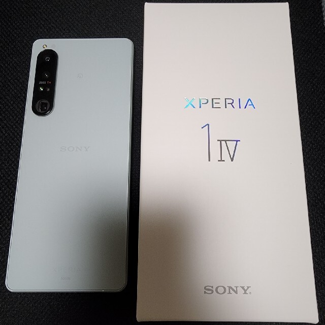 （お得な特別割引価格） 1 Xperia SONY - Xperia IV SIMフリー　アイスホワイト SOG06 スマートフォン本体