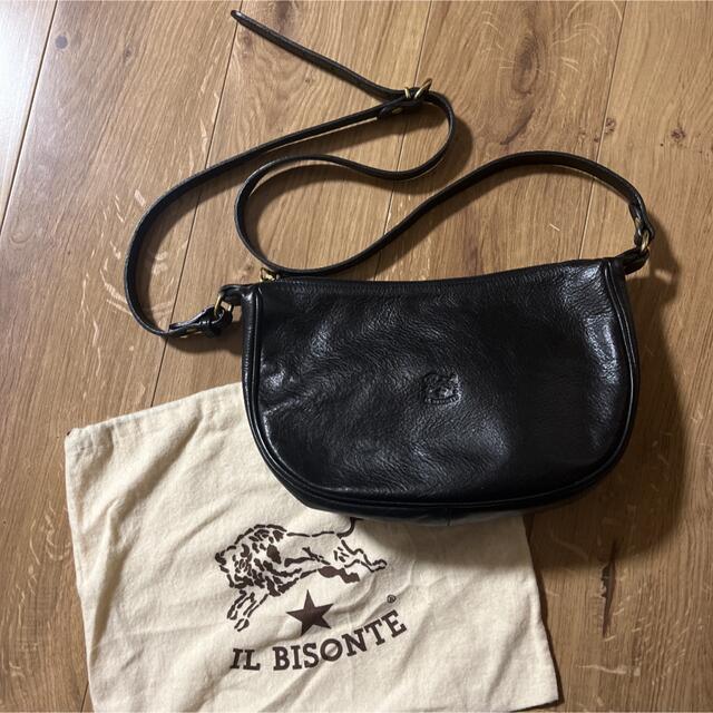 IL BISONTE ショルダーバッグ ブラック | www.jfostericecream.com