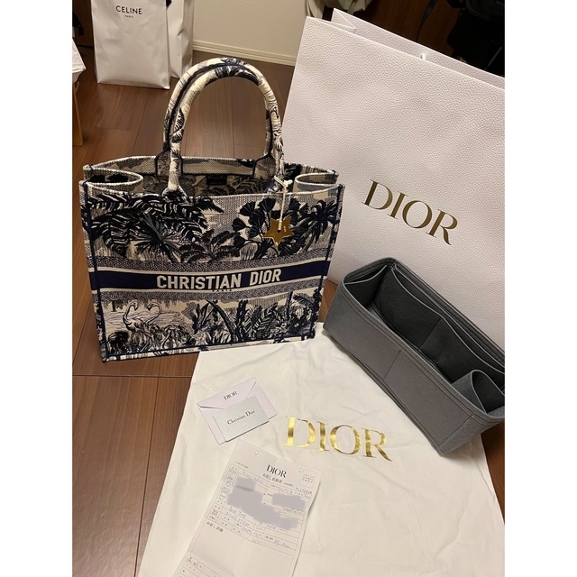 新しいブランド Dior 中敷付き ラージサイズ ディオールtoteトート