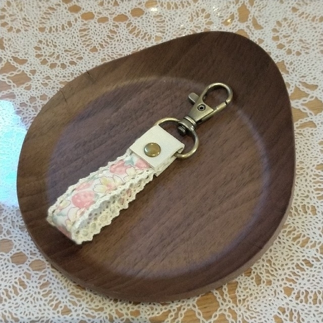 キーホルダー❁アシュテッド(ダウンシャーヒル) リバティプリント使用