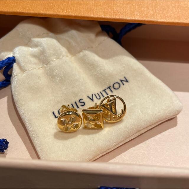 送料込】 LOUIS VUITTON - 匿名配送!◇L Vn◇ルイヴィトン ピアス3点