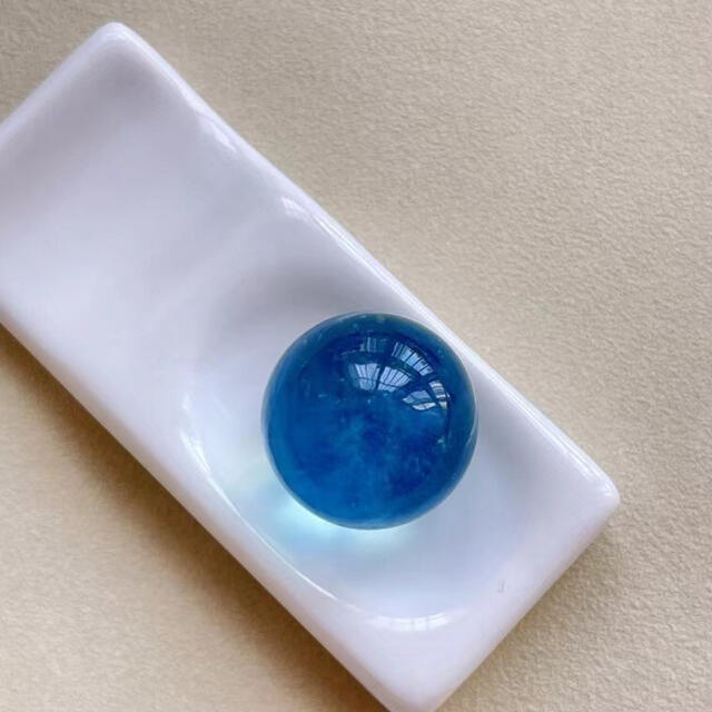 ⭐︎【天然】アクアマリン 丸玉 21.8mm-eastgate.mk