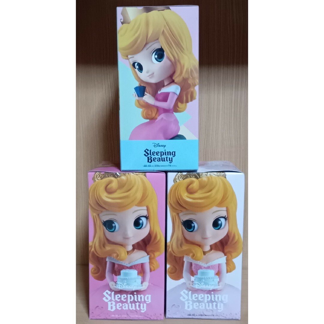 BANPRESTO(バンプレスト)のDisney Qposket オーロラ姫 フィギュア 全3種セット 新品未開封 エンタメ/ホビーのフィギュア(その他)の商品写真