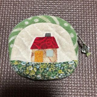 【パッチワーク】ハンドメイド　ミニポーチ(ポーチ)