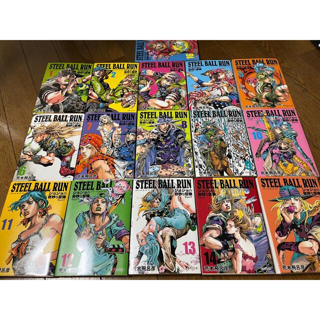 漫画ジョジョの奇妙な冒険 スティール ボール ラン 文庫本全巻セット