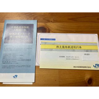 JR西日本　株主優待券(その他)