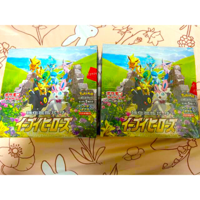 ポケモン(ポケモン)のイーブイヒーローズ　2BOX シュリンク付き エンタメ/ホビーのトレーディングカード(Box/デッキ/パック)の商品写真