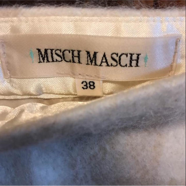 MISCH MASCH(ミッシュマッシュ)のミッシュマッシュ ベージュ チェックスカート レディースのスカート(ひざ丈スカート)の商品写真