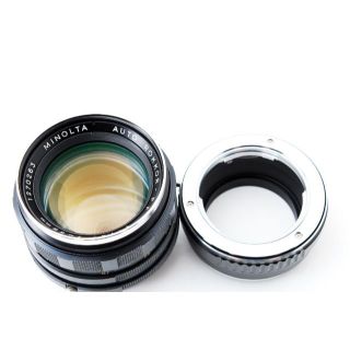 MINOLTA ROKKOR-PF 58mm F1.4 Eマウント付 L323の通販 by ゆし's shop