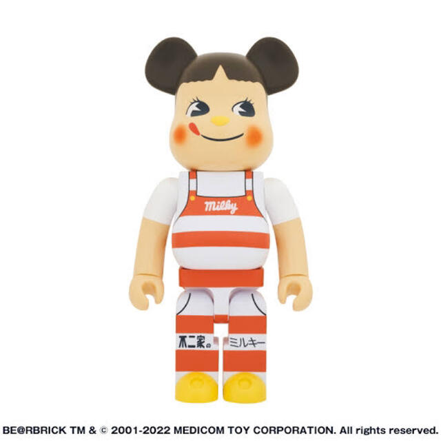 BE@RBRICK ペコちゃん ミルキー三角帽子デザイン 1000％エンタメ/ホビー