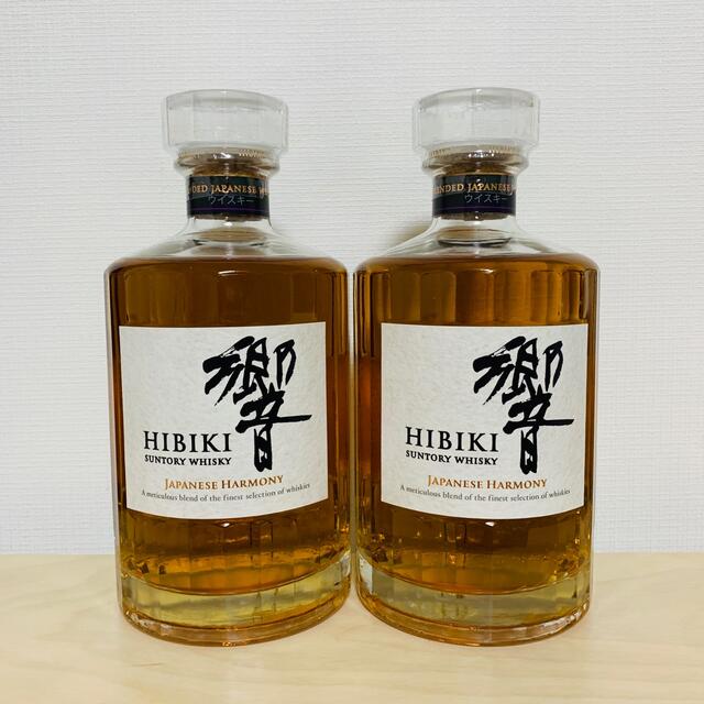 サントリー(サントリー)の【スーパー購入品】 サントリー 響 ジャパニーズハーモニー 2本セット 食品/飲料/酒の酒(ウイスキー)の商品写真