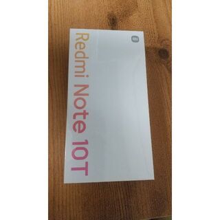 Redmi Note 10T / Azure Black☆新品未開封　送料無料☆(スマートフォン本体)
