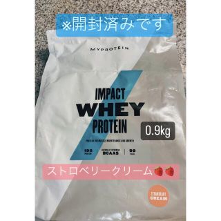 マイプロテイン(MYPROTEIN)のマイプロテイン ストロベリークリーム🍓 0.9kg ※開封済み(プロテイン)